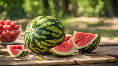 吃沙瓜的视频素材大全图片,尽享夏日清爽瞬间